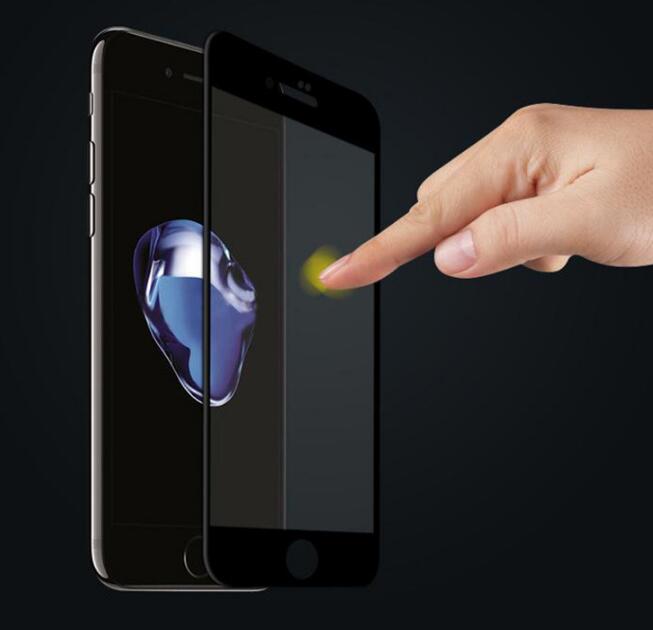 iphone6/7/8Plus 保護フィルム表面硬度9H 衝撃吸収 傷防止 ガラスフィルム 3D 強化ガラス 液晶保護シートメール便 送料無料