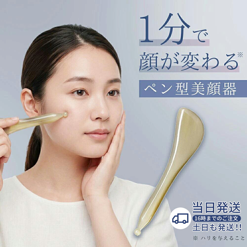 かっさ プレート ペン型美顔器 フェイスライン ケア 美容マッサージ 小顔ローラー 顔 首 目元 リンパケア ツボ押し リフトケア 軽量 持ち運び便利 自宅エステ 美容グッズ 樹脂製 レディース メンズ プレゼント