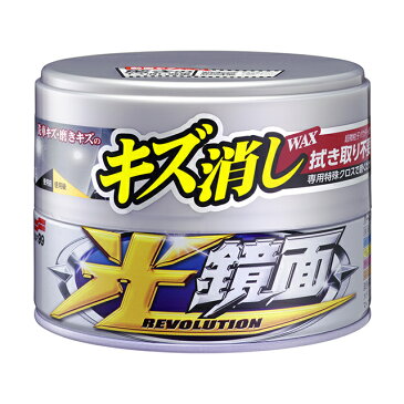 ソフト99 光鏡面WAX(パール&メタリック車用) 200g(専用クロス付き) 【ワックス】 <ワックスがけと同時に塗装面のキズを一掃!> soft99