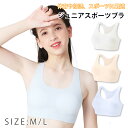 ジュニアブラ キッズ 女の子 小学生 中学生 ハーフトップ ブラ 下着 ファーストブラ 女子 ノンワイヤーブラ 肌着 薄手 薄い インナー スポーツブラ 締め付けない 痛くない 無地 ワンポイント 部活 クラブ活動 運動 ファッション おしゃれ bra下着
