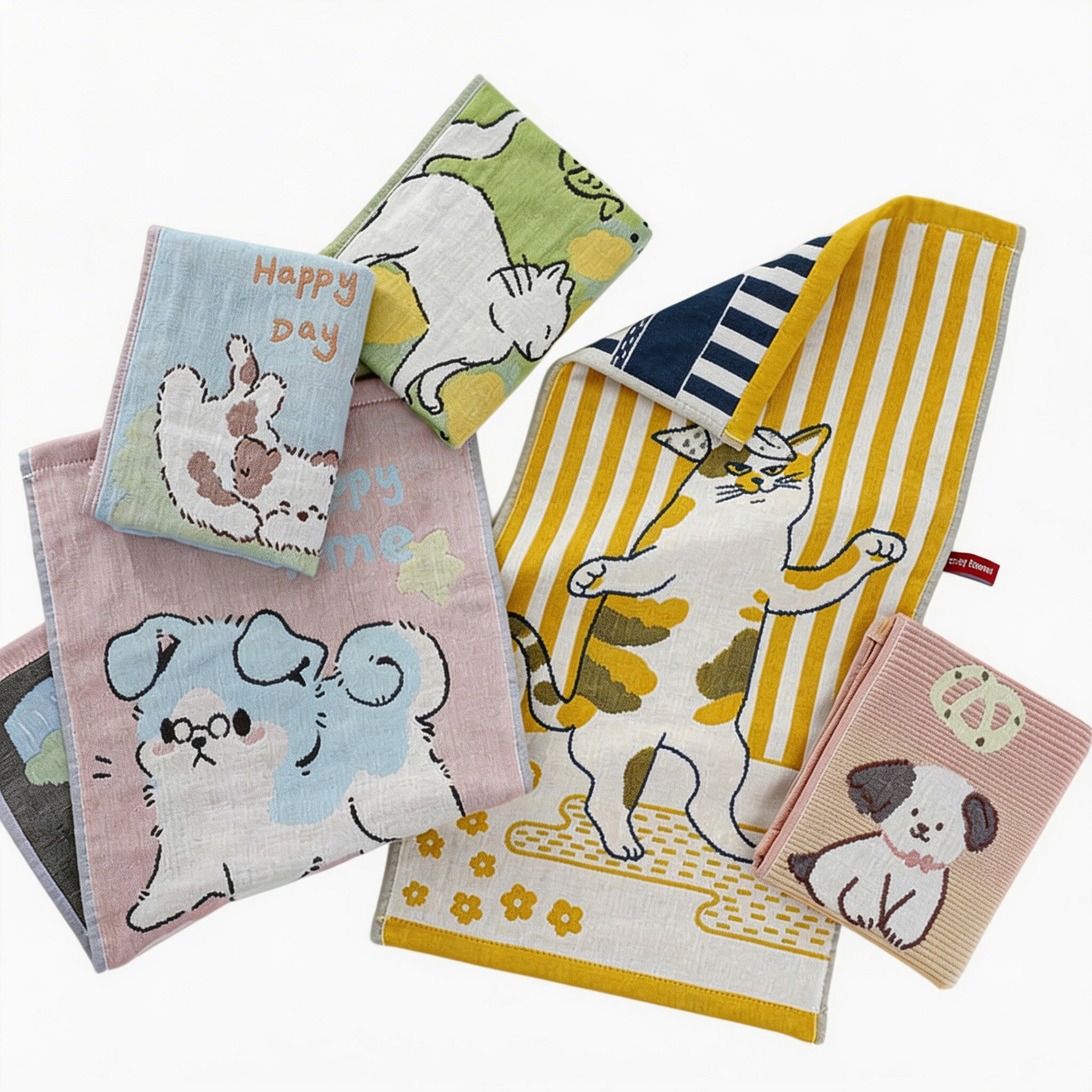 Rakuten - ガーゼ タオル 綿100％ 全10色 フェースタオル ループ付き 単品 1枚 タオル 25×50cm 通気 可愛い キャラクター 4層 ガーゼ 4重織ガーゼ ェイスタオル ふわふわ もちもち 速乾 吸水 コットン100％ 赤ちゃん用 子供用 キッズ用 やさしい肌触り入園準備
