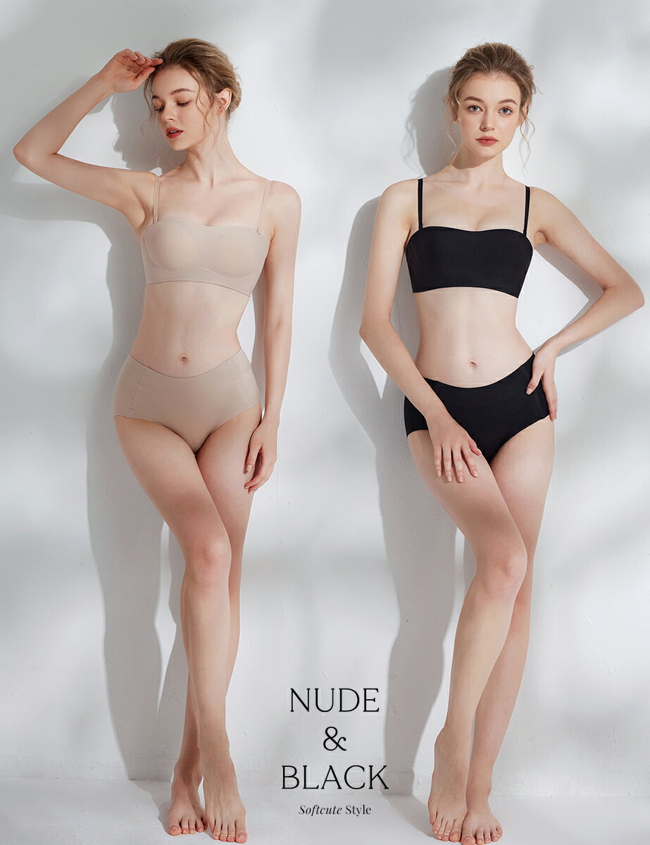 ストラップレスブラ 2way チューブトップ ブラ 落ちない ずれない 紐なしブラ ブラ...