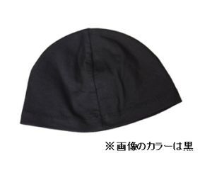 【メール便 送料185円】綿の汗取りキャップ 黒 C017 帽子 医療用帽子 PEER【PE】