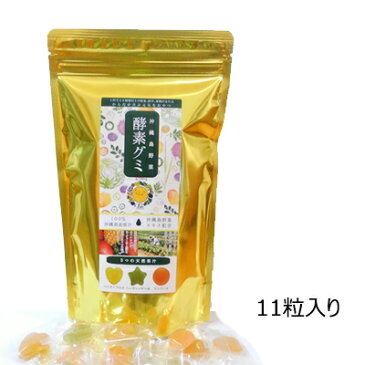 沖縄島野菜 酵素グミ 11粒入り 46g（個包装紙込）TIDA COMPANY【KM】【店頭受取対応商品】