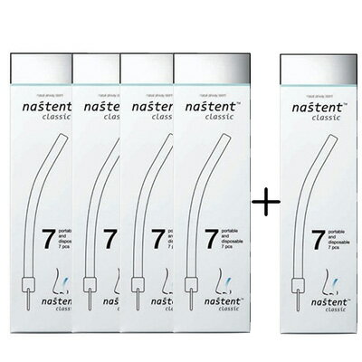 ≪医療機器≫ナステントクラシックNC29R140S(右/140mm/ソフト) 7本【5箱セット】一般医療機器 いびき対策グッズ お徳用セット 送料無料【AM】