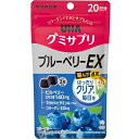 ※パッケージおよび仕様は予告無く変更になることがございます。 【発売元、製造元、輸入元又は販売元】UHA味覚糖株式会社 画像はイメージ画像の為、実際の商品とはパッケージデザイン等が多少異なる場合がございます。予めご了承願います。 【特徴】 「UHAグミサプリ」は、UHA味覚糖のグミの製造技術を注ぎ込み、サプリメントとしての独自の研究を重ねて生まれた、グミ形状のサプリメントです。 サプリメント初心者の方、そしてもっと手軽にサプリメントを摂りたい方を、私たちはUHAグミサプリでサポートしていきます。 アントシアニン含有のビルベリー（ブルーベリー）エキスと1分のビタミンAをギュッと凝縮！ パワーアップ※したブルーベリーEXが、健康でクリアな毎をサポートします。 ※当社比(UHA味覚糖) 【原材料名】 砂糖（国内製造）、水飴、コラーゲン、ビルベリー（ブルーベリー）エキス末、濃縮りんご果汁／甘味料（ソルビトール）、酸味料、ゲル化剤（ペクチン）、香料、光沢剤、ビタミンC、ビタミンA、タウリン（抽出物）、（一部にりんご・ゼラチンを含む） 【栄養成分表示】 2粒(標準5g)当たり エネルギー：18kcal、たんぱく質：0.4g、脂質：0.03g、炭水化物：4g、食塩相当量：0.0008g、ビタミンA：770μg(100％)/ビルベリーエキス末 ※、（アントシアニン36％含有）：140mg、コラーゲン：320mg 【アレルギー物質】 りんご、ゼラチン 【区分】菓子 【原産国】日本 【広告文責】 総合メディカル株式会社 0120-469-385