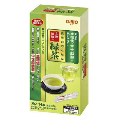 食事のおともに食物繊維入り緑茶 (6g×14包) 機能性表示食品 日清オイリオ【RH】