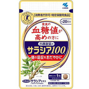 【メール便　送料185円】小林 サラシア100 60粒 小林製薬 特定保健用食品【RH】