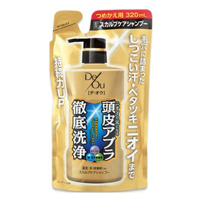 デ・オウ薬用スカルプケアシャンプー 詰替 320ml ロート製薬 医薬部外品【RH】