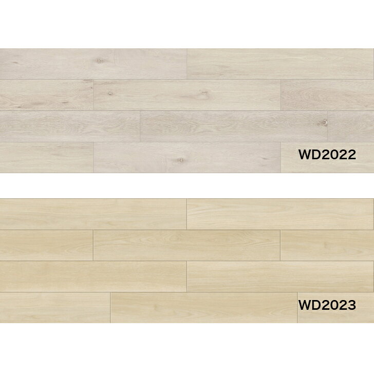 フロアタイル 床材 サンゲツ 木目調 ケース売 WD2022 WD2023 152.4×914.4×2.5mm 24枚入 3.34平米 リビング キッチン エントランス ウォッシュルーム のりなし カッターカット 色豊富 柄豊富 [3]