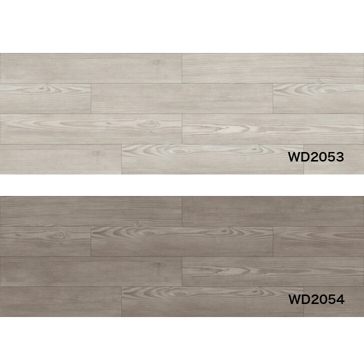 フロアタイル 床材 サンゲツ 木目調 ケース売 WD2053 WD2054 152.4×914.4×2.5mm 24枚入 3.34平米 リビング キッチン エントランス ウォッシュルーム のりなし カッターカット 色豊富 柄豊富 [3]
