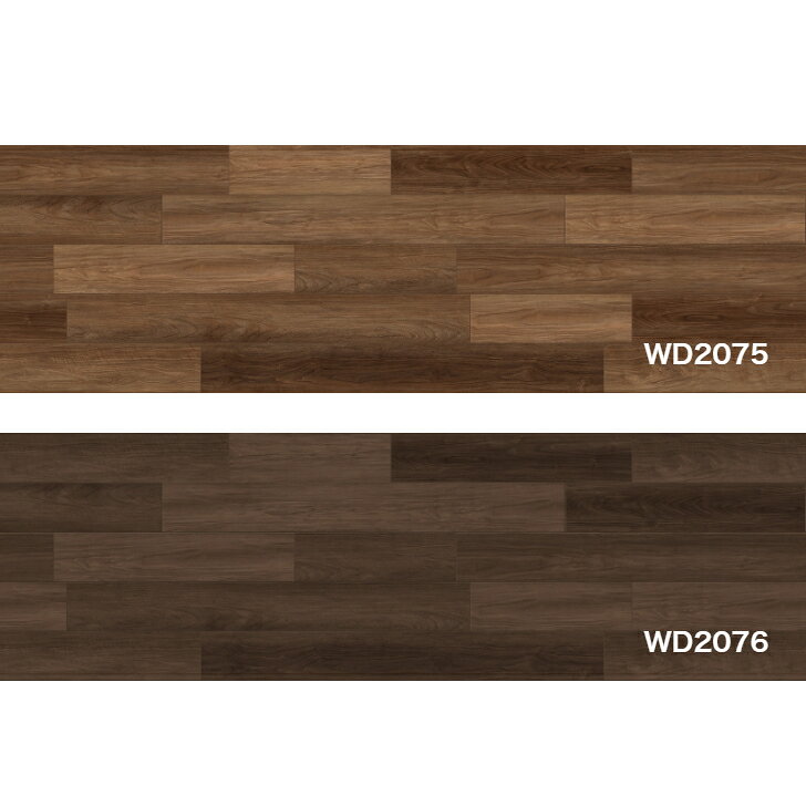 フロアタイル 床材サンゲツ 木目調 ケース売 WD2075 WD2076 185×605×2.5mm 185×900×2.5mm 185×1505×2.5mm 16枚入 3.34平米 リビング キッチン エントランス ウォッシュルーム のりなし カッターカット 色豊富 柄豊富 [3]