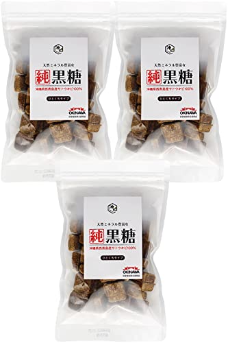 沖ピ 天然ミネラル豊富な純黒糖 ひとくちタイプ250g×3袋 粉末タイプ300g×3袋 沖縄県西表島産サトウキビ100% 黒砂糖 無添加