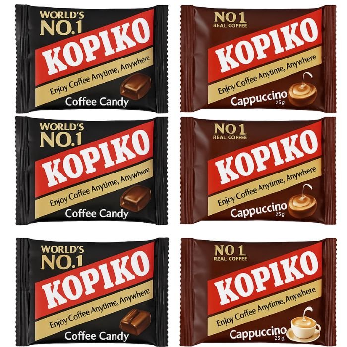 コピコ キャンディ ブリスターパック 32g(8個入) ×6袋セット 【コーヒー3個 カプチーノ3個 】 カッコPSJ KOPIKO Coffee Candy ...