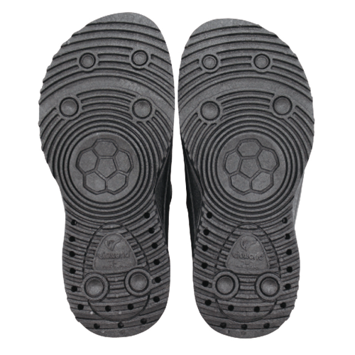 サッカーサンダル 黒 #1400【日本製】【送料無料】【代引不可】