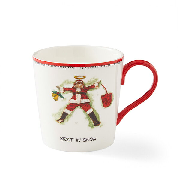 樂天商城 - スポード キット・ケンプ クリスマスマグ 340ml BestInSnow KKDG78914-XG　イギリス　洋食器　陶器