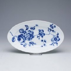 リチャードジノリ　ローズブルー　ピクルスオーバル 洋食器　白磁　イタリアのサムネイル