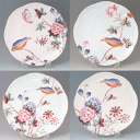 ウェッジウッド ハーレクインコレクション カッコー プレート4枚セット Wedgwood イギリス 洋食器 ブランド