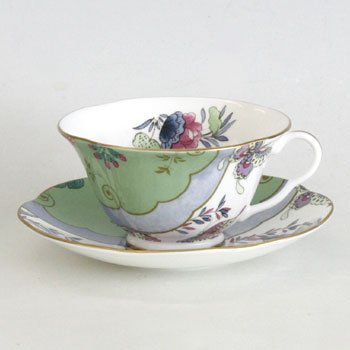 ウェッジウッド　バタフライブルーム　ティーカップ＆ソーサー（グリーン）　Wedgwood　イギリス　洋食器　ブランドのサムネイル
