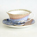 ウェッジウッド バタフライブルーム ティーカップ&ソーサー(ブルー) Wedgwood イギリス 洋食器 ブランド