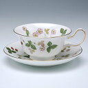 ウェッジウッド ワイルドストロベリー ティーカップ&ソーサー(ピオニー) Wedgwood イギリス 洋食器 ブランド