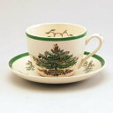 スポード スポード　クリスマスツリー　ティーカップ&ソーサー　XT1130-X イギリス　洋食器　陶器