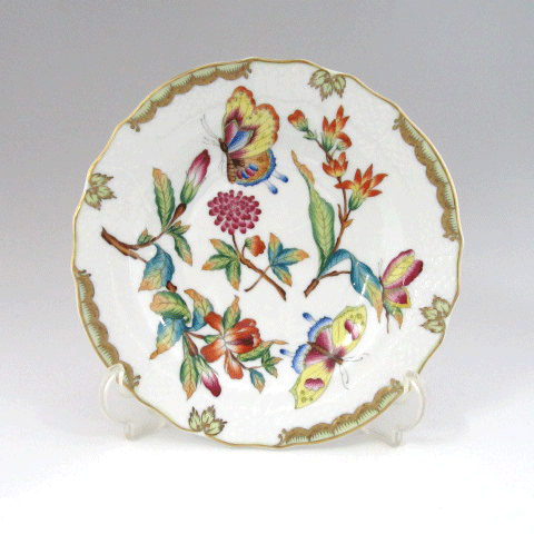 ヘレンド　ビクトリアヒストリック　プレート19cm　VICTORIA-1518-0-00 　洋食器　ハンガリー　ハンドペイントのサムネイル