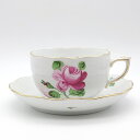 ヘレンド 薔薇と蕾 ティーカップ&ソーサー RB-0724-0-00 洋食器 ハンガリー ハンドペイント