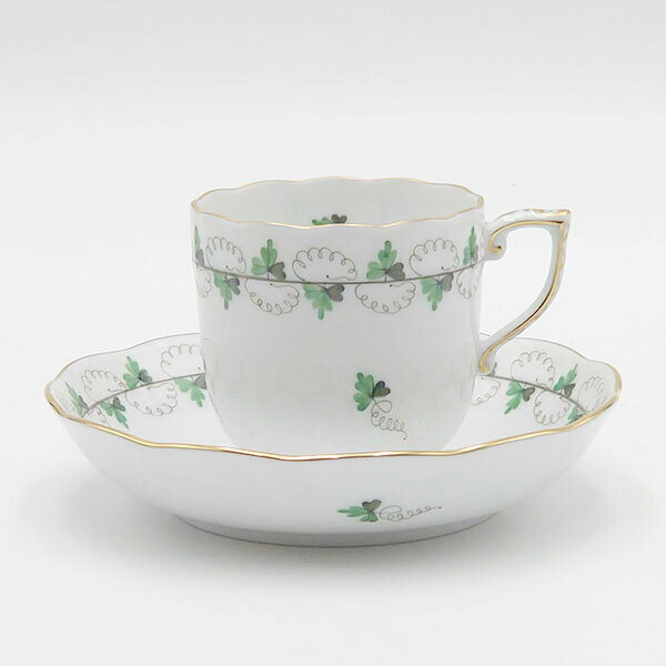 ヘレンド　パセリ　コーヒーカップ&ソーサー　PE-0707-0-00　洋食器　ハンガリー　ハンドペイント