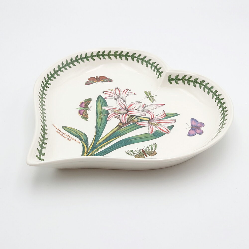 樂天商城 - ポートメリオン ボタニックガーデン ディッシュ ハート Blily（アマリリス） BGHZ46200　洋食器　イギリス　ボタニック