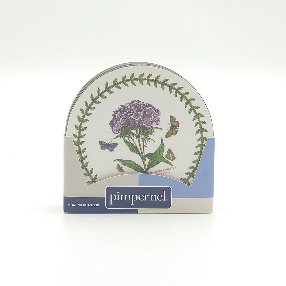 樂天商城 - ポートメリオン ボタニックガーデン コースターラウンド4pcsセット　X0010448013　洋食器　イギリス　ボタニック