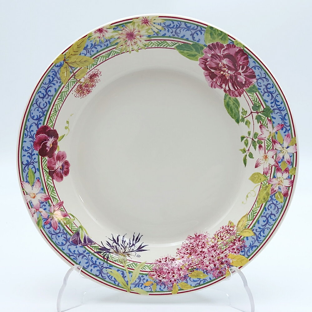 樂天商城 - ジアン ミルフルール スーププレート23cm 1643B4AY　洋食器　フランス　ボタニカル