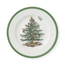 スポード クリスマスツリー プレート19cm XT0140-X イギリス 洋食器 陶器