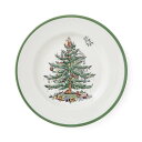 スポード クリスマスツリー プレート27cm XT0100-X イギリス 洋食器 陶器