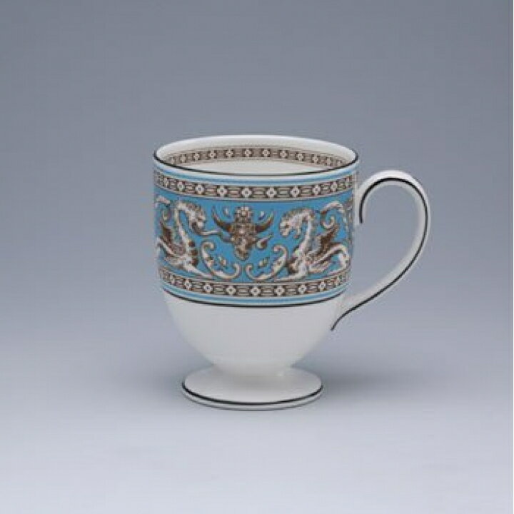 ウェッジウッド フロレンティーンターコイズ マグ（リー）　Wedgwood　イギリス　洋食器　ブランド