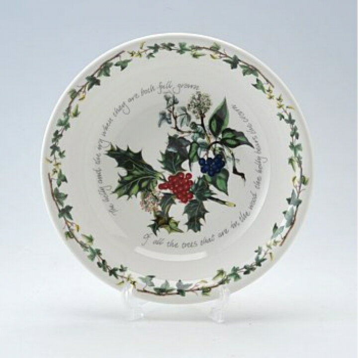 樂天商城 - ポートメリオン ホーリー&アイビー パスタボール20cm HV45740　洋食器　イギリス　ボタニック