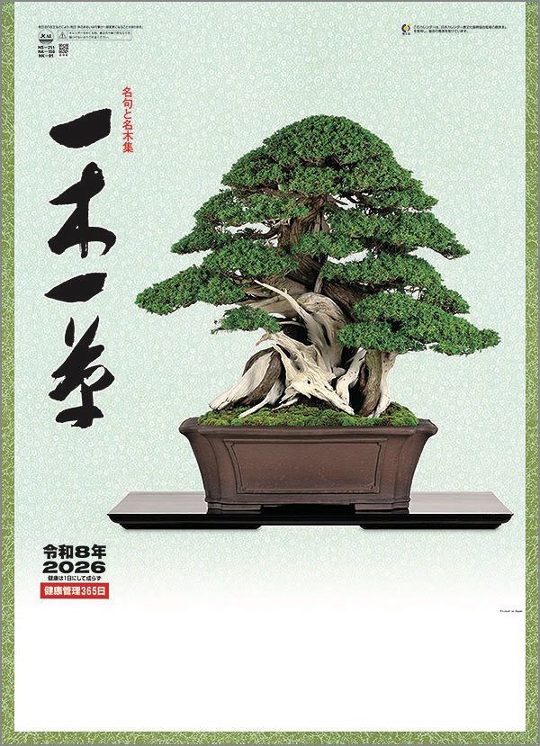 壁掛けカレンダー 10冊から【名入れ30冊から】一木一草【 カレンダー 名入れカレンダー 印刷 社名 団体名 小ロット】