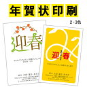 【私製・年賀はがき4枚プレゼント！】年賀状印刷 64枚 2.3色年賀状 年賀状 印刷 年賀状2024 ...