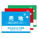 【送料無料】【名入れもOK】売地 看板 プレート アルミ樹脂複合板+UVラミネート加工