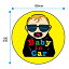 ٥ӡ󥫡ƥå100x100mm ֤ ֤ äƤޤ å󥫡 졡襤ƥåޥͥå   ư å BABY IN CAR