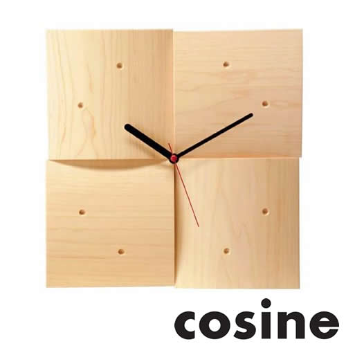 掛け時計 (R) 木製 天然木 ウォルナット 日本製 cosine コサイン CW-06 国内生産 メーカー直送 掛け時計 (R) 木製 天然木 ウォルナット 日本製 cosine コサイン CW-06 国内生産 メーカー直送