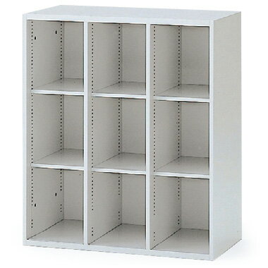 【まとめ買い 8%オフクーポン】収納 キャビネット イトーキ THIN LINE シンラインキャビネット H1040タイプ 3列オープン棚型/上段用 [ 自社便 開梱 設置付 ] 日本製 国内生産 メーカー 直販 公式