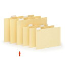 ファイル用品 イトーキ 伝票用ファイリングサプライズ/1/5ガイド 第1ガイド (第5ガイド) A5用【50枚セット】