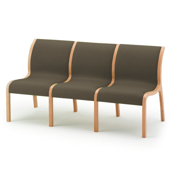 ロビーチェア ITOKI AK 3連肘無し [自社便 開梱 設置付] イトーキ