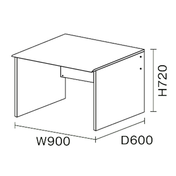 デスク 日本製 バルバーニ ワークスタジオ Valvanne WORKSTUDIO DD-900 幅90cm 奥行60cm 国産 机 つくえ 平机 書斎机 書斎 リビング 部屋 在宅 国産