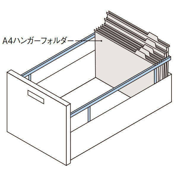 Rakuten - オフィスデスク 袖引出し・ワゴン用オプション A4ハンガーフォルダー用レール イトーキ CNP-101 ITOKI [ 自社便 開梱 設置付 ] メーカー直販