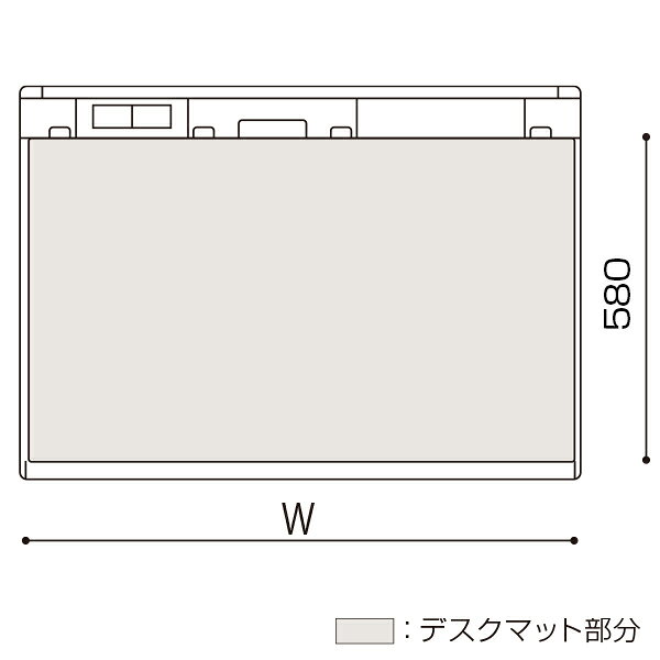 デスク マット イトーキ CZYデスク 、CRYデスク 用 光学式マウス対応 再生塩ビ 幅1...