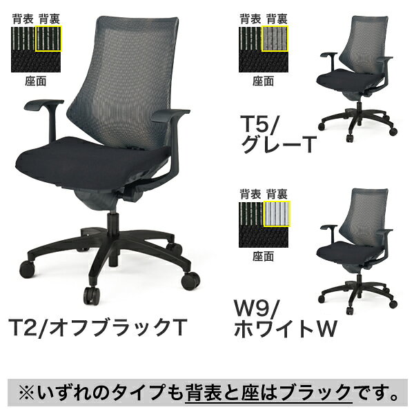 オフィスチェア メッシュ イトーキ エフチェア ストライプレイヤーファブリック ハイバック 固定肘 ハンガー付 樹脂脚 まとめ買い3%オフ [2]