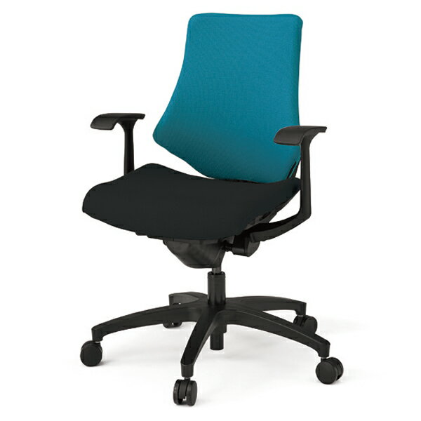デスク チェア 布張り イトーキ エフチェア ローバック コンビ張り 固定肘 樹脂脚 ITOKI 日本製 国内生産 メーカー直販 公式 ワークチェア 椅子 いす イス チェア