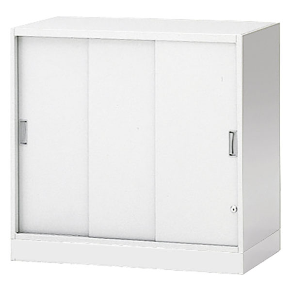 オフィス収納 キャビネット イトーキ ITOKI THIN LINE 400シリーズ シンラインキャビネット H700タイプ W900 3枚引戸型/ベース付/下段用 [ 自社便 開梱 設置付 ] 日本製 国内生産 メーカー 直販 公式(3)